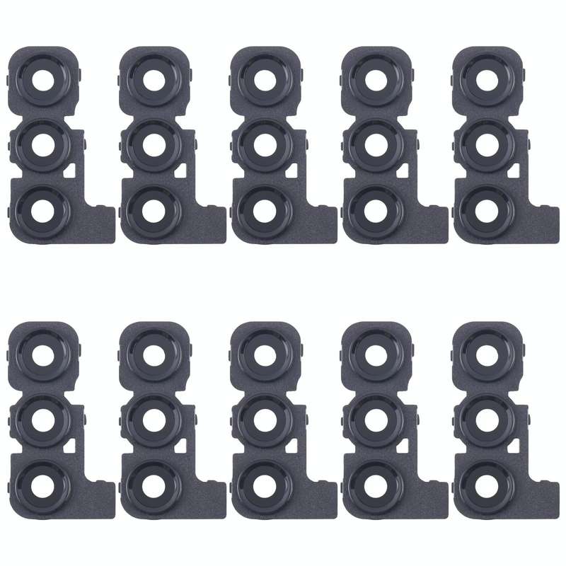 For Samsung Galaxy A24 4G SM-A245F 10pcs Original Rear Camera Lens Cover(Black)