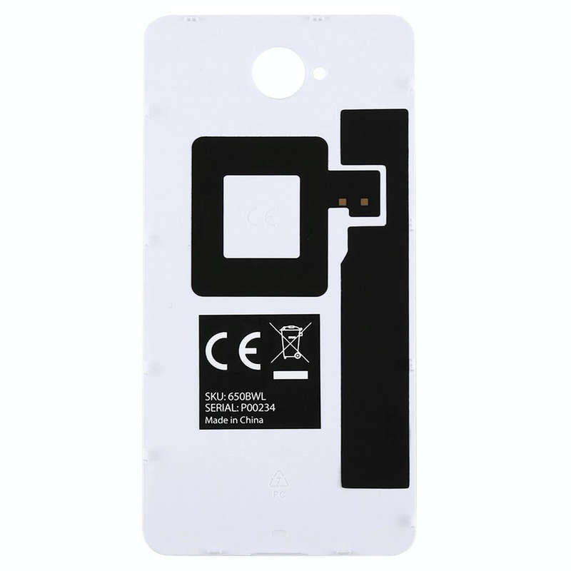 For Microsoft Lumia 650 Wood Texture Battery Back Cover with NFC Sticker