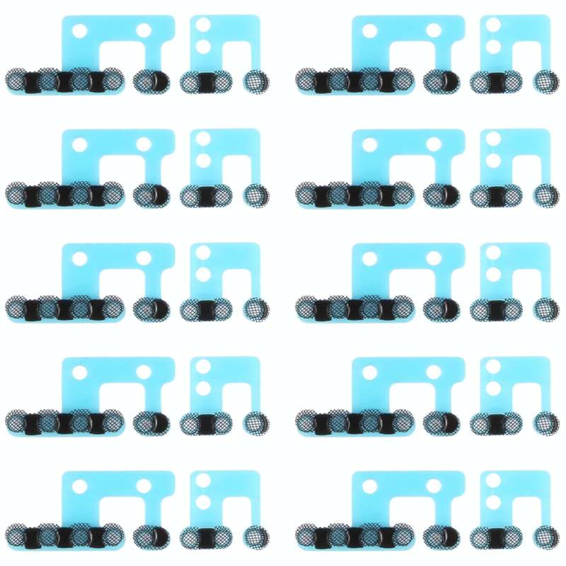 10 PCS Speaker Dustproof Mesh for iPhone 12(Black)