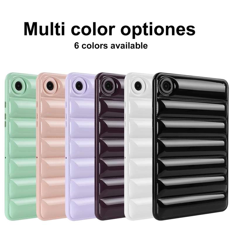 For Samsung Galaxy Tab A8 10.5 / X205 / X200 Eiderdown Cushion Shockproof Tablet Case(Green)