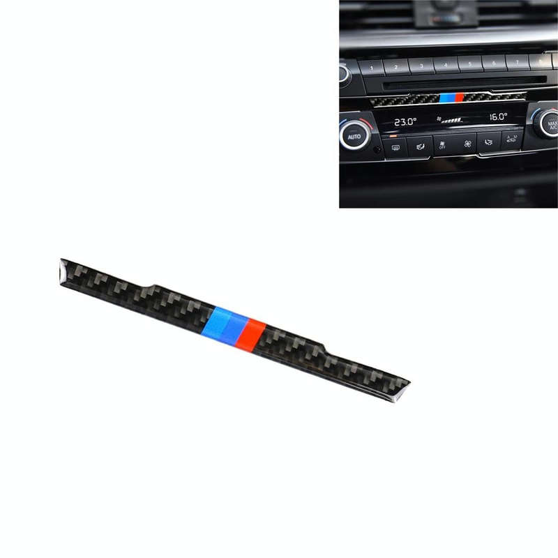 Three Color Carbon Fiber Car Central Control CD Decorative Sticker for BMW (F30) 2013-2015 / (F34...