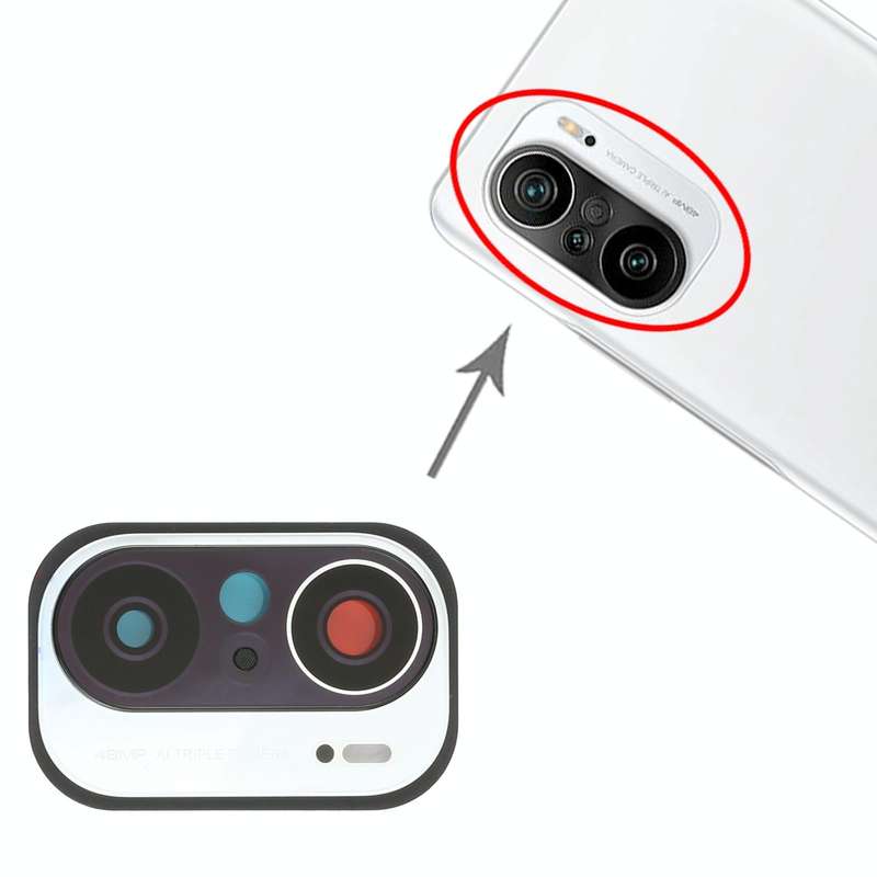 Camera Lens Cover for Xiaomi Redmi K40 (48MP) M2012K11AC (White)