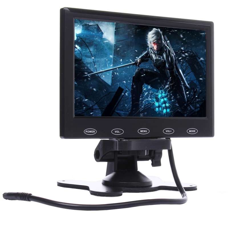 7.0 inch 800*480 Car Surveillance Cameras Monitor with Adjustable Angle Holder & Remote Control, ...