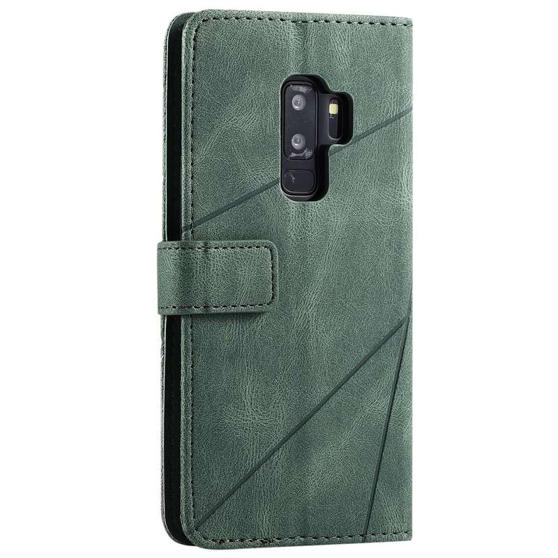 For Samsung Galaxy S9 Plus Skin Feel Splicing Horizontal Flip Leather Case with Holder & Card Slo...