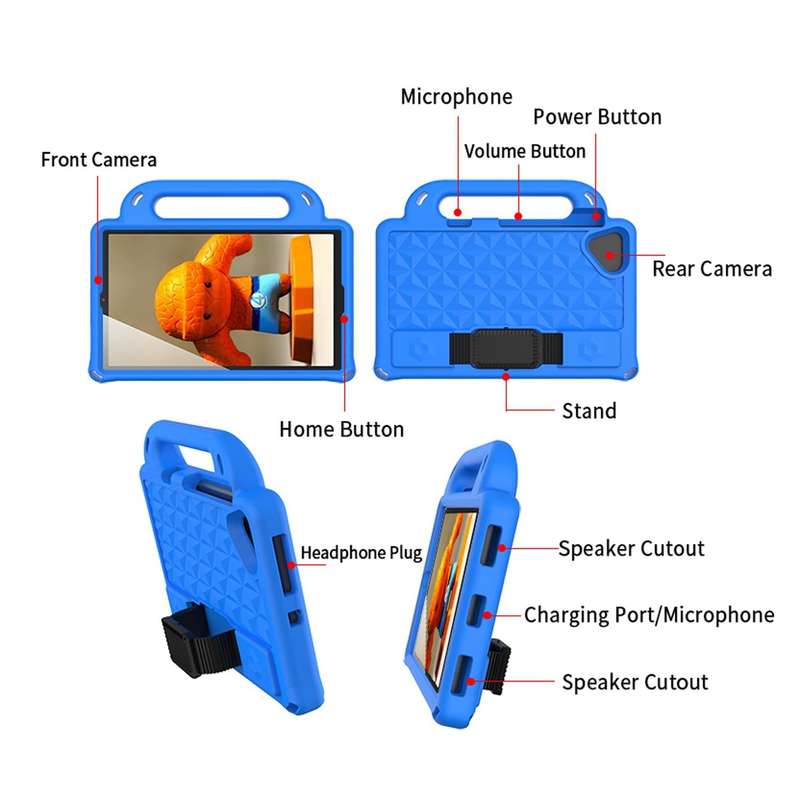 For Huawei MediaPad T8 8.0 inch Diamond Series EVA Portable Flat Anti Falling Sleeve Protective S...