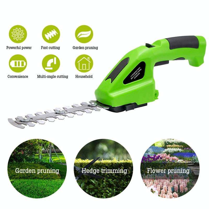 HILDA 3 In 1 Motorized Fence Trimmer Li-Ion Pruning Tools, Voltage: 3.6V
