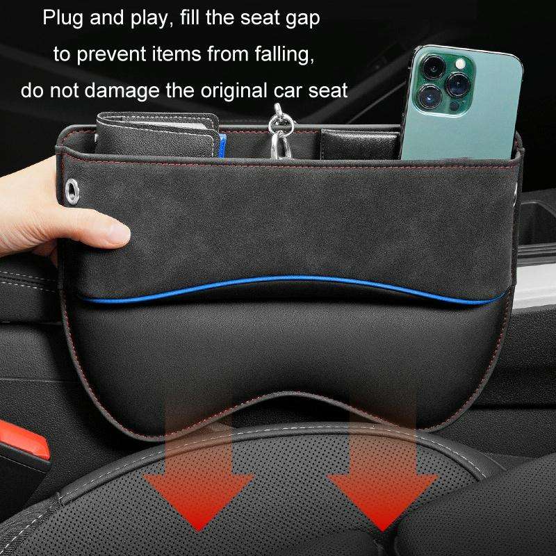 Car Seat Gap Multi-Functional Sundries Storage Box(Black)