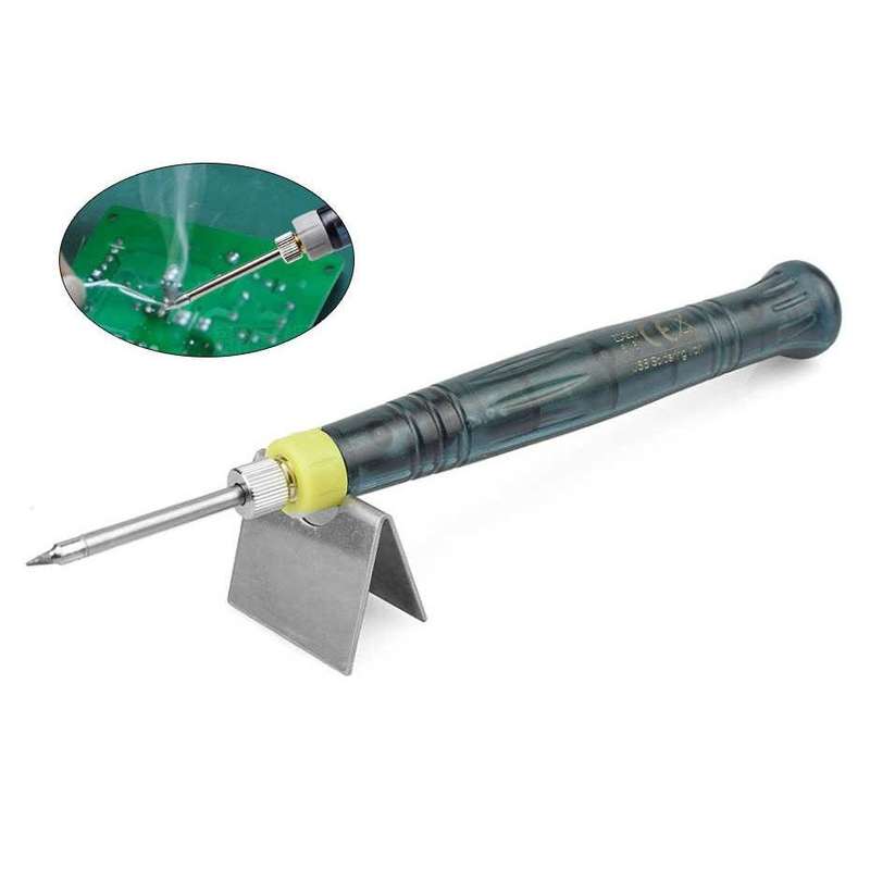 Portable USB Powered Soldering Iron Pen 5V 8W Long Life Tip + Touch Switch Protective Cap Auto Sh...