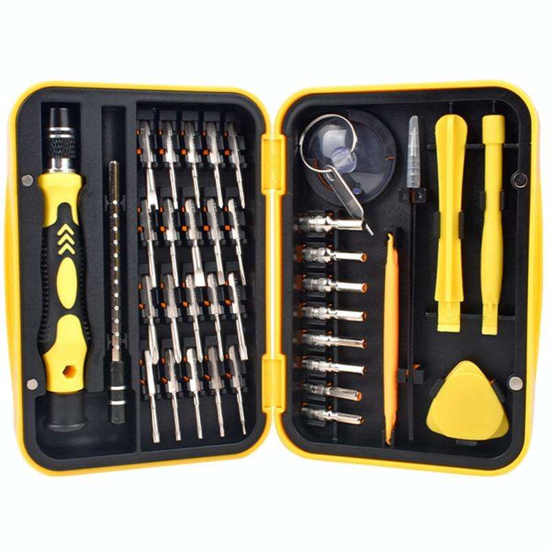 Watch Mobile Phone Disassembly Repair Tool Multi-function Deep Hole 38 in 1 Combination Screwdriv...