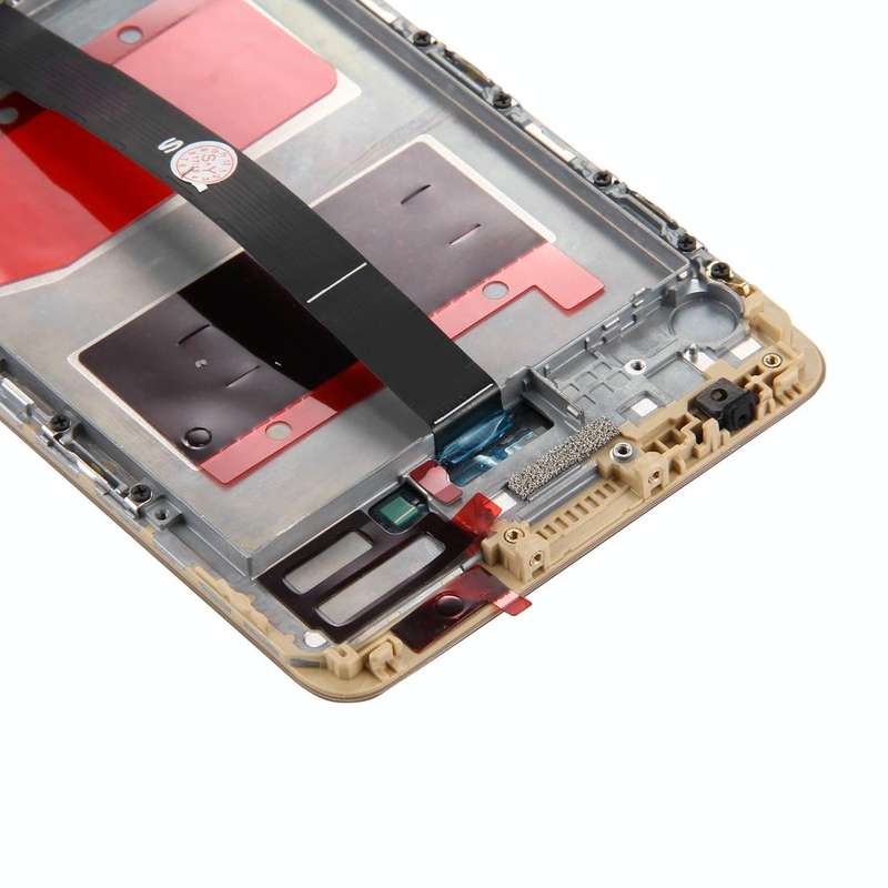 OEM LCD Screen for Huawei Mate 9 Digitizer Full Assembly with Frame(Champagne Gold)