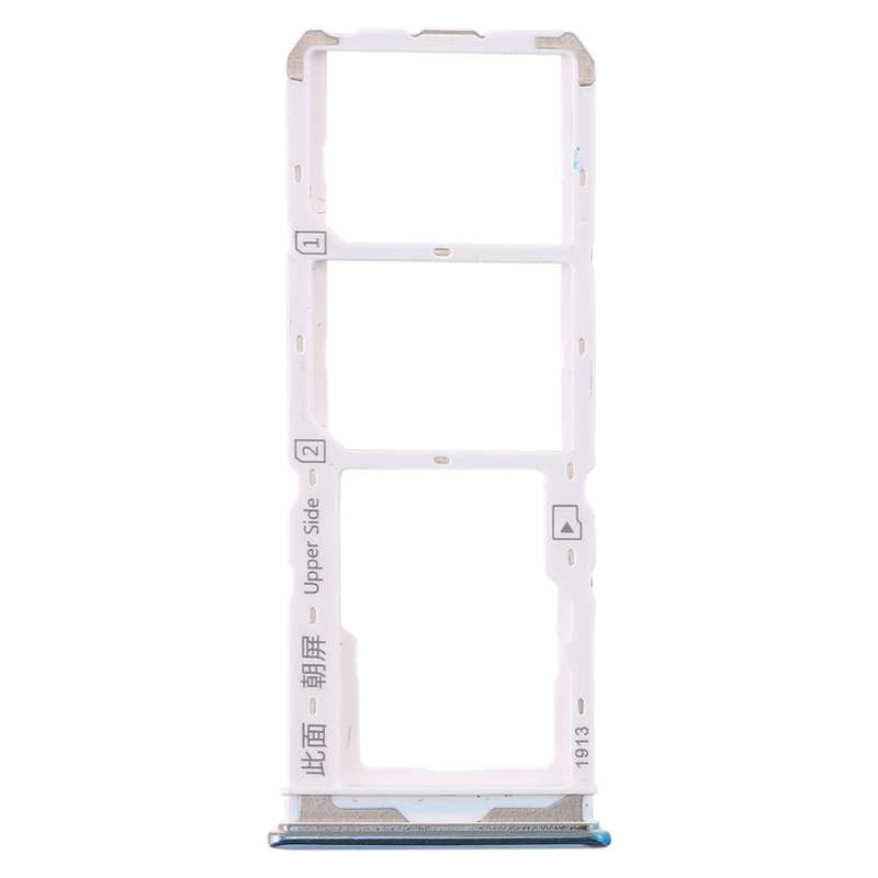 For Vivo Y7s SIM Card Tray + SIM Card Tray + Micro SD Card Tray (Green)