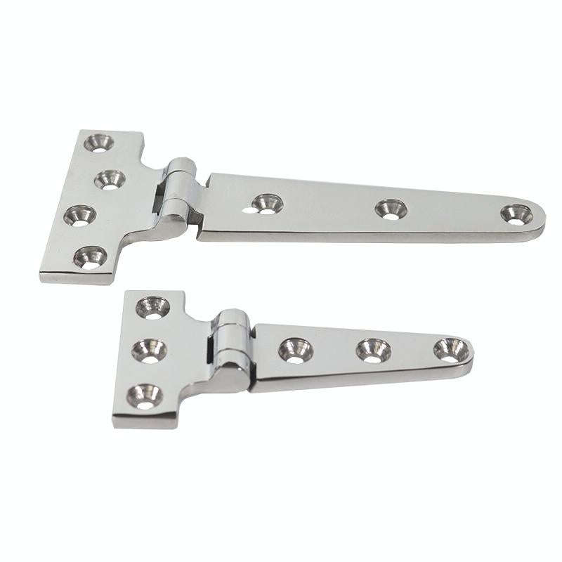 T-Shaped Hinge Thickened Stainless Steel Cabinet Glass Door Hinge, Specification: 100x54x4.8mm