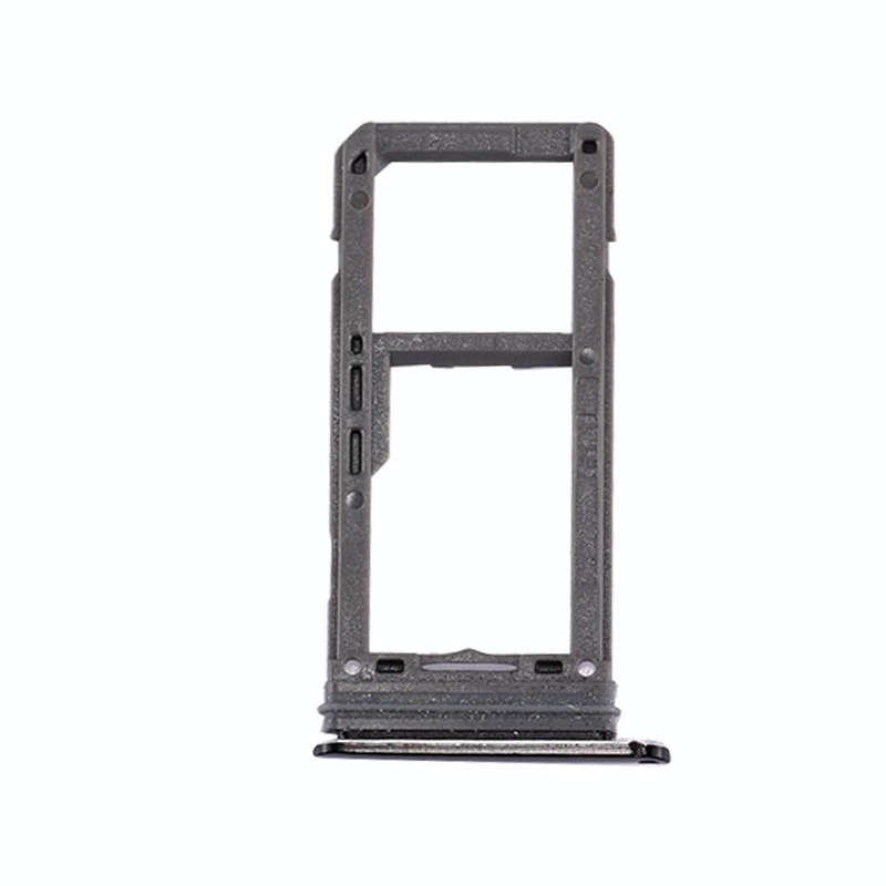 For Galaxy S8 SIM Card Tray + Micro SD Tray (Black)