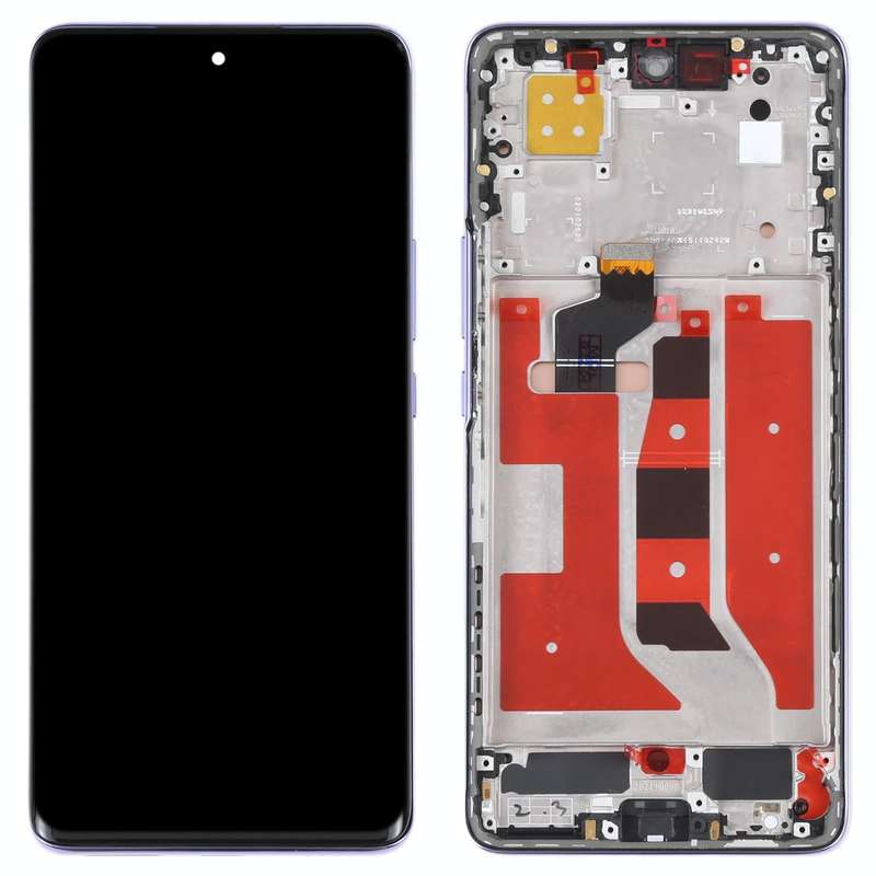 Original OLED LCD Screen for Huawei Nova 9 Digitizer Full Assembly with Frame(Purple)