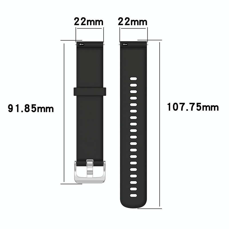 22mm Texture Silicone Wrist Strap Watch Band for Fossil Hybrid Smartwatch HR, Male Gen 4 Exploris...