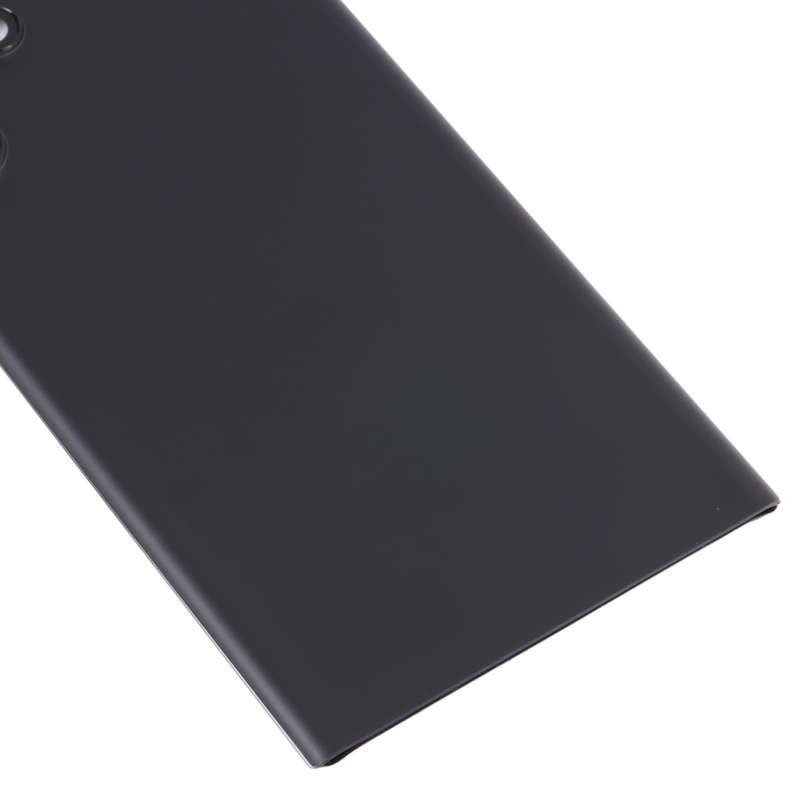 For Samsung Galaxy S22 Ultra 5G SM-S908B Battery Back Cover with Camera Lens Cover (Black)