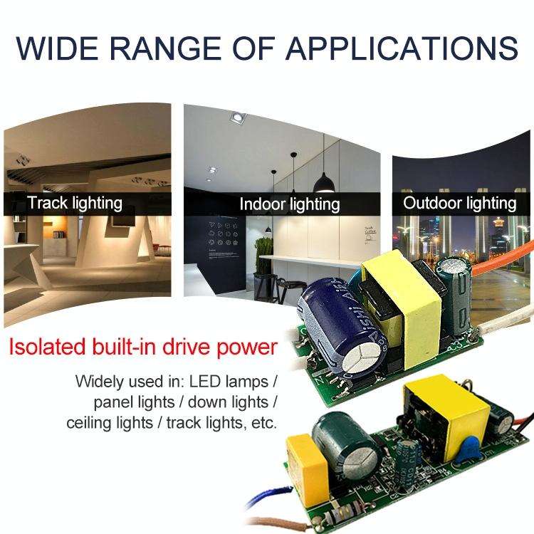 4-7W LED Driver Adapter Isolated Power Supply AC 85-265V to DC 12-26V