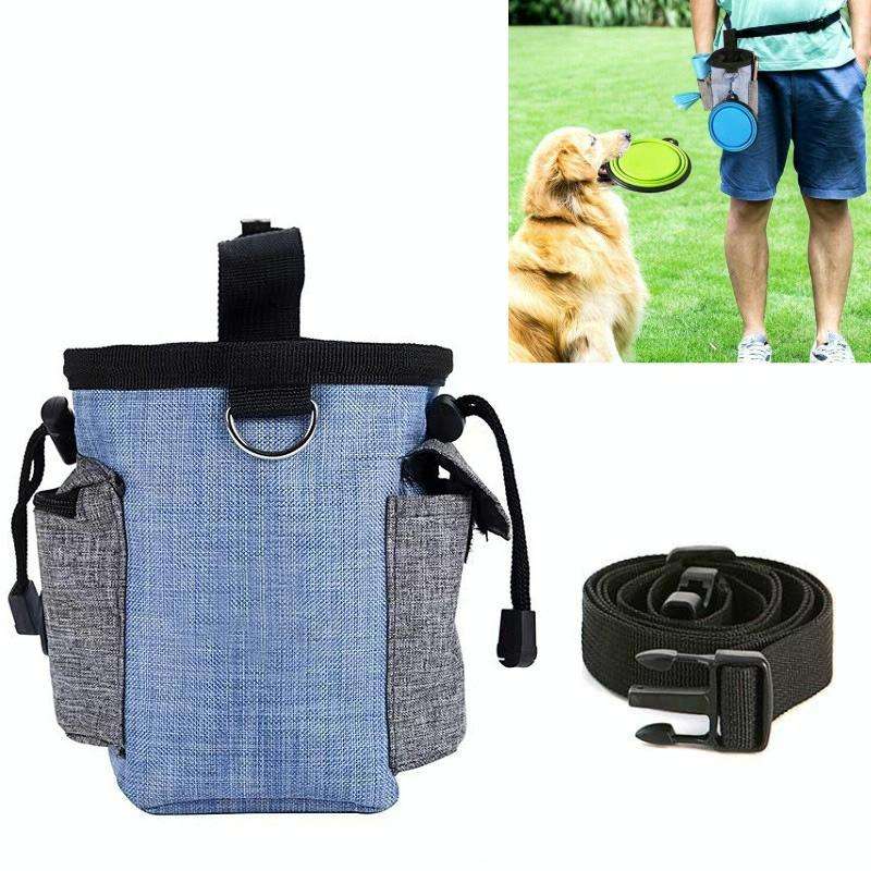 Dog Training Bag Outing Food Snacks Garbage Bag Dog Outing Training Waist Bag Pet Training Bag, S...