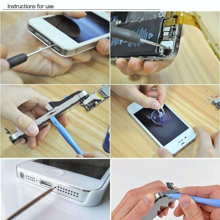 B-5 5 in 1 Battery Open Tool Kit for iPhone 6 / SE / 5s & 5c & 5 / 4s & 4