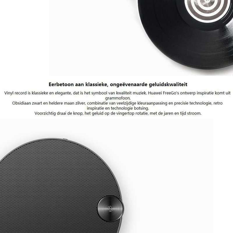 Original Huawei FreeGO Bluetooth 5.0 Portable Pickup Noise Reduction Bluetooth Speaker(Silver)