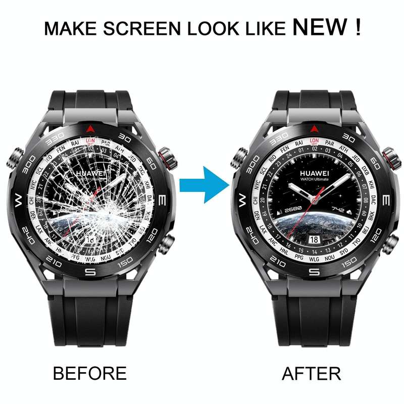 For Huawei Watch Ultimate Original LCD Screen Digitizer Full Assembly with Frame (Black)