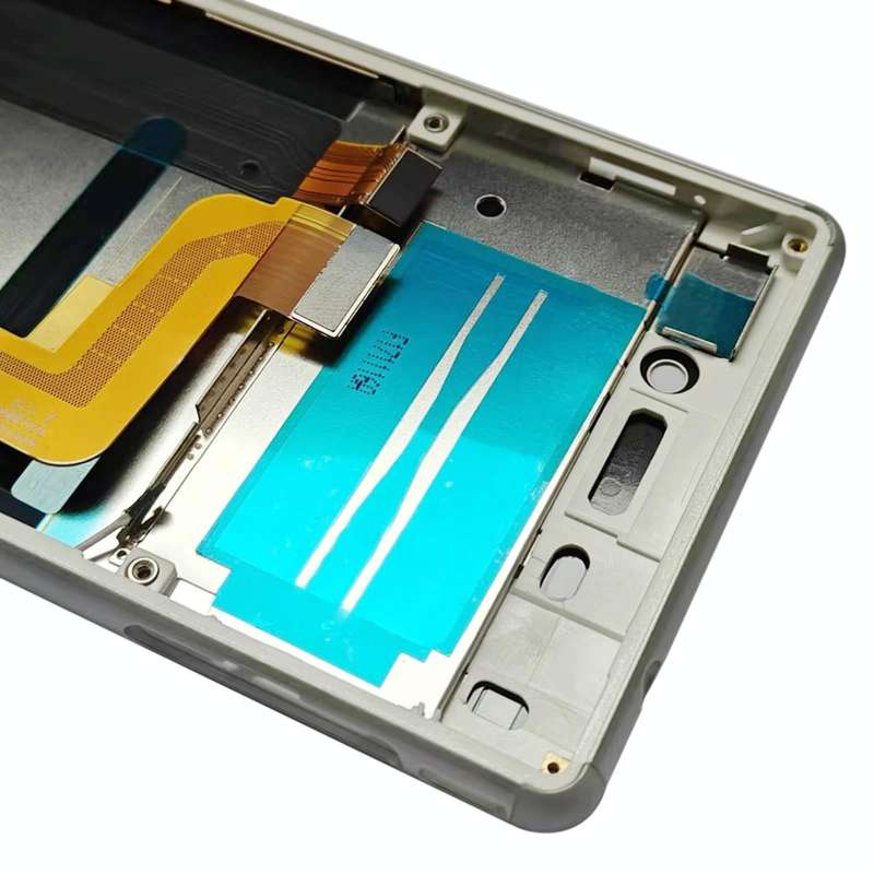 LCD Screen Digitizer Full Assembly with Frame for Sony Xperia M4 Aqua(White)
