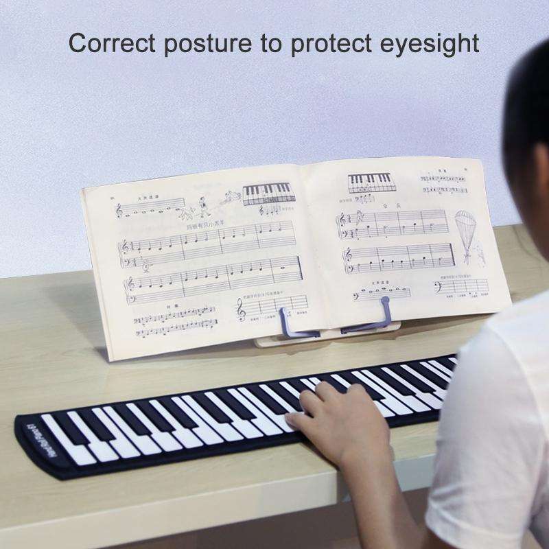 Portable Foldable Desktop Music Stand(White)