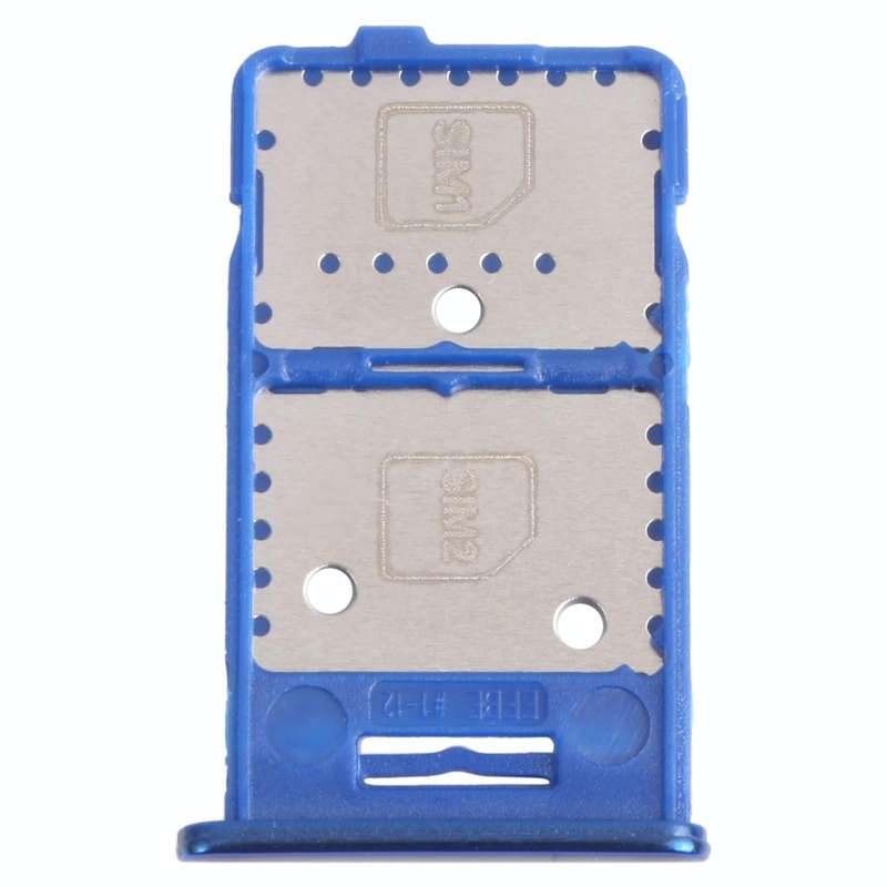 For Samsung Galaxy M31s SM-M317 SIM Card Tray + SIM Card Tray + Micro SD Card Tray (Blue)