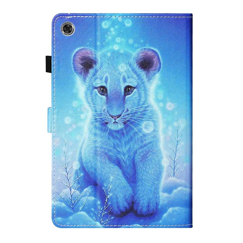 For Lenovo Tab M10 Plus 10.6 3rd Gen 2022 Coloured Drawing Stitching Smart Leather Tablet Case(Li...