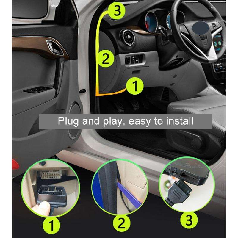 H300 Car 5 inch OBD HUD Head-up Display Support Engine Failure Alarm / Water Temperature Alarm Vo...