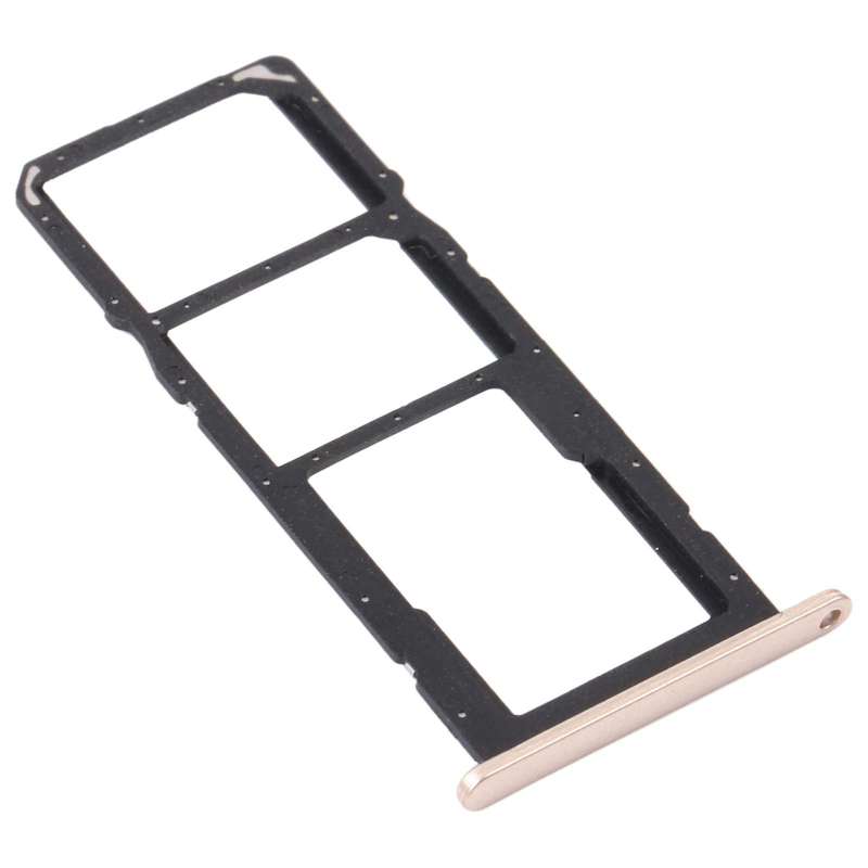 SIM Card Tray + SIM Card Tray + Micro SD Card Tray for Huawei P Smart 2021 (Gold)