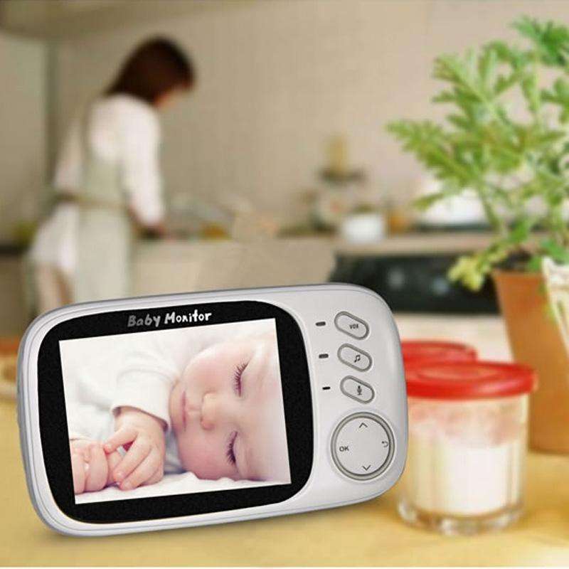 VB603 3.2 inch LCD 2.4GHz Wireless Surveillance Camera Baby Monitor, Support Two Way Talk Back, N...