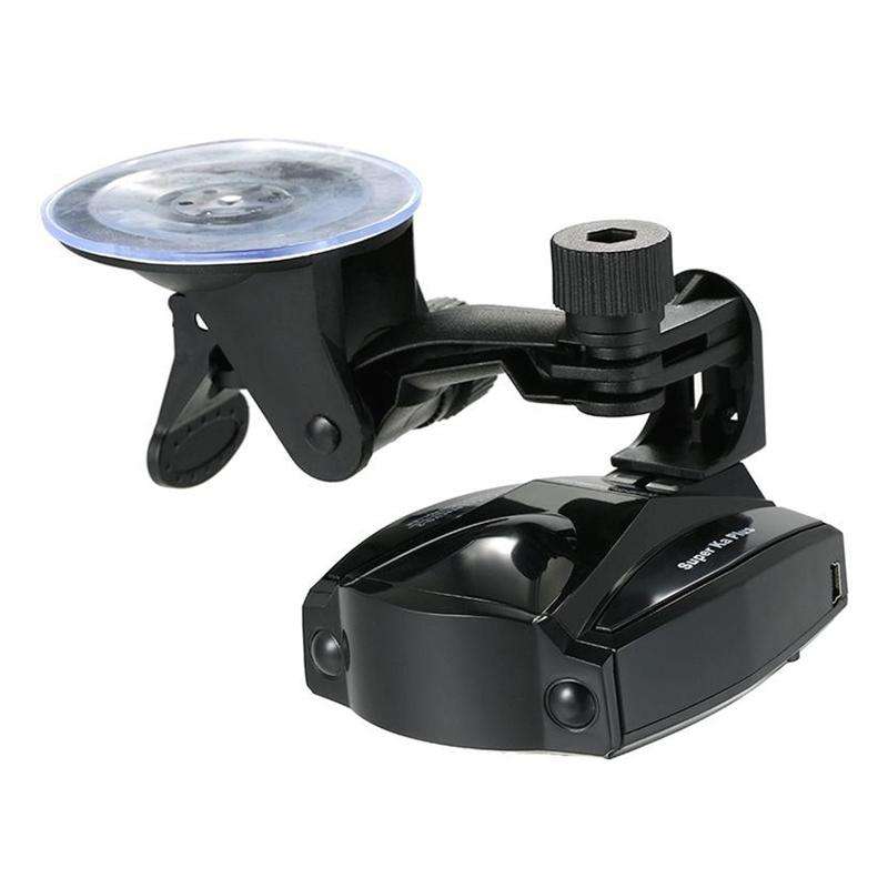 Full-Band Rader Detector, Built-in Loud Speaker, Support GPS Navigator, Power on with Russian Spe...