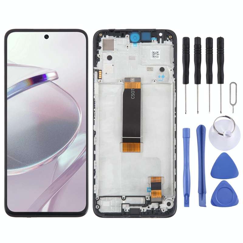 For Xiaomi Poco M6 Pro 5G Original IPS Material LCD Screen Digitizer Full Assembly with Frame