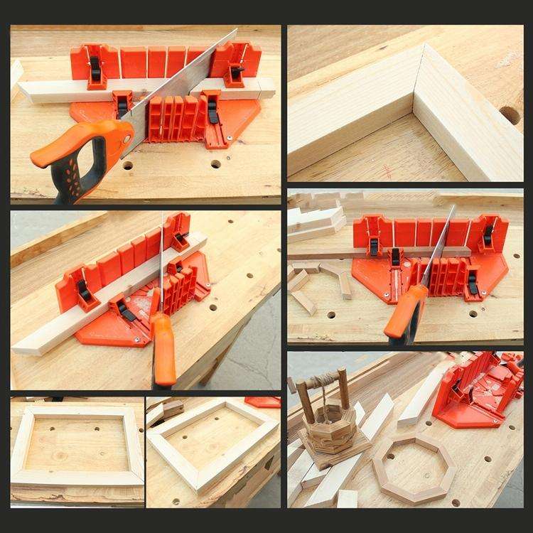 14 Inch Clampable Miter Saw Cabinets Multi-function Woodworking Hand Tools Home DIY Wood Working ...
