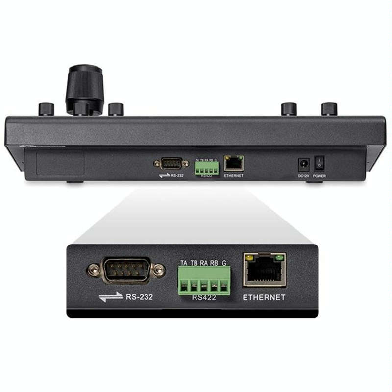 FEELWORLD KBC10 PTZ Camera Controller with Joystick and Keyboard Control ,Support PoE(AU Plug)