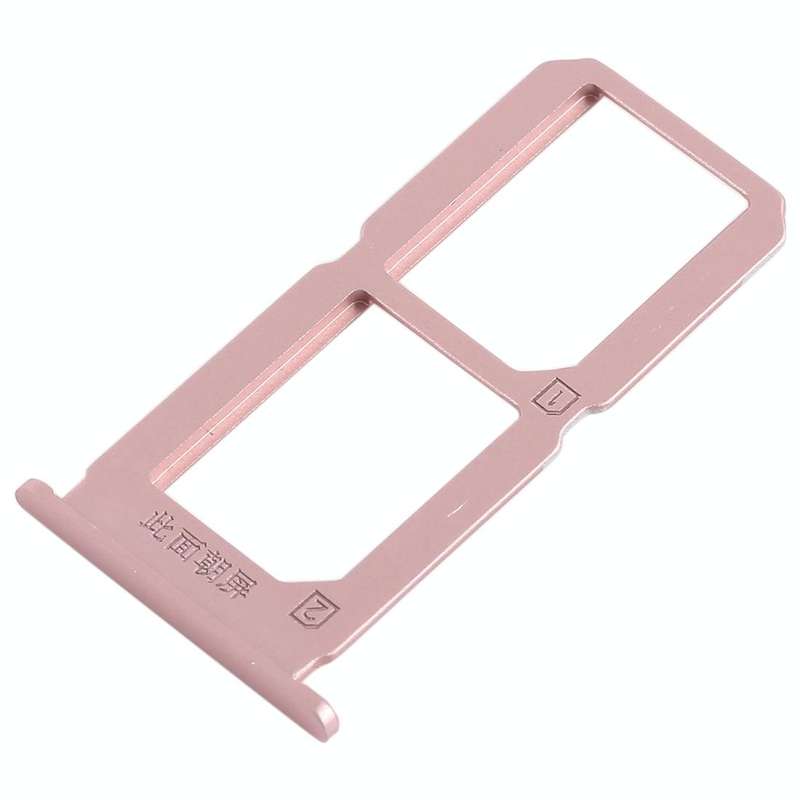 For Vivo X7 2 x SIM Card Tray (Rose Gold)