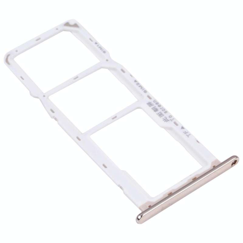 SIM Card Tray + SIM Card Tray + Micro SD Card Tray for Huawei Enjoy 8e (Silver)