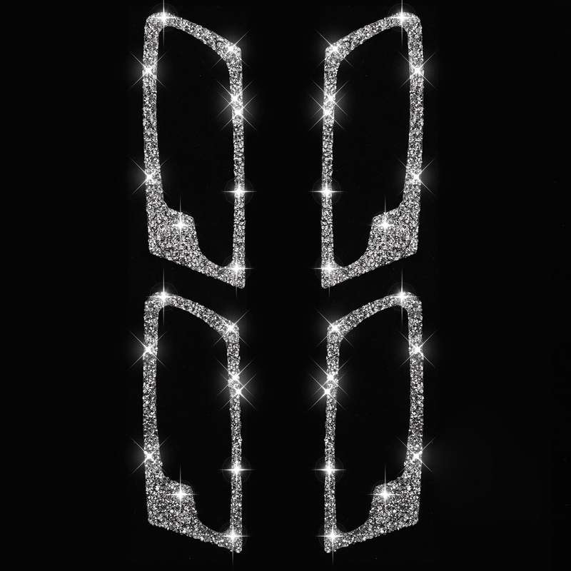 For BMW X5 E70 / X6 E71 2008-2014 Car Door Inner Handle Frame Diamond Decoration Sticker, Left an...