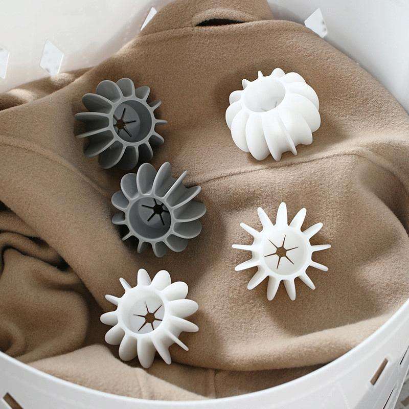20pcs Laundry Ball Stain Removal Anti-tangle Cleaning Ball For Washing Machine(White)