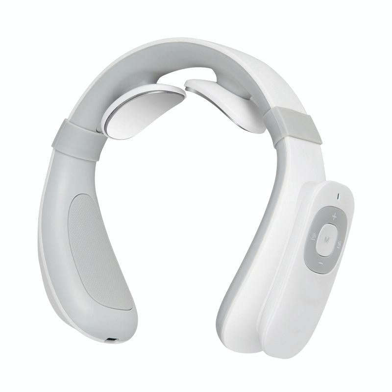 Smart Charging Neck Pulse Cervical Massager, Specification: English(White)