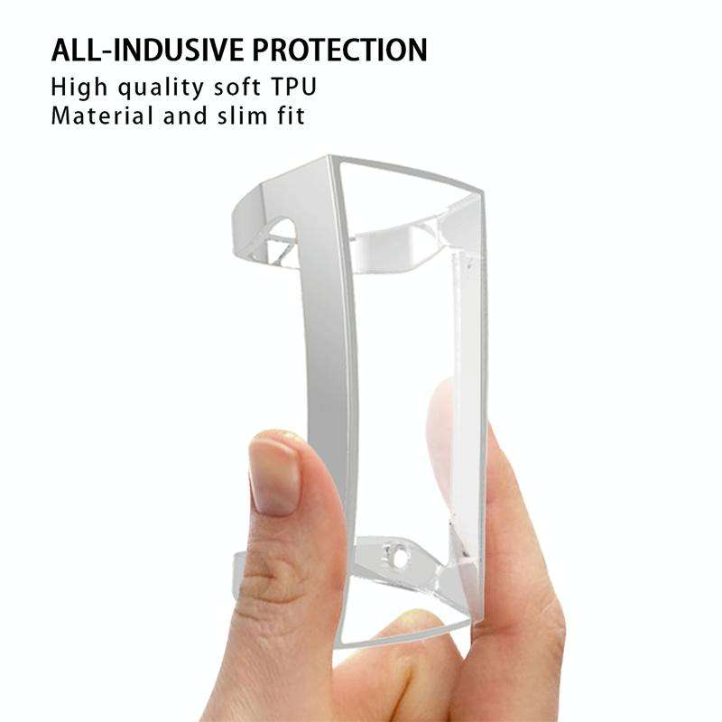 For Fitbit Charge 3 / 4 Full Coverage Plating TPU Watch Case(Silver)