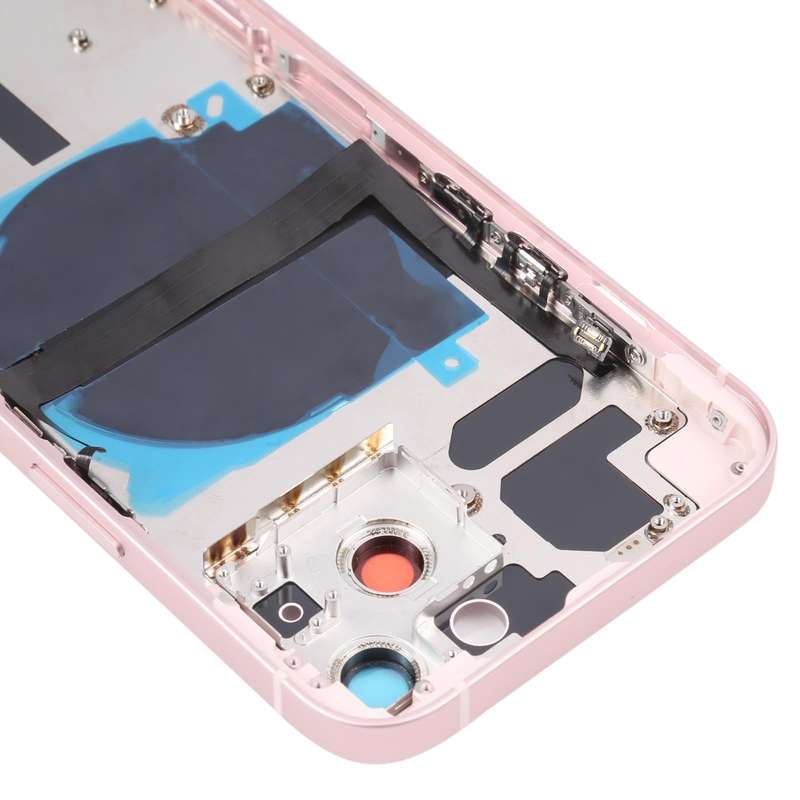 For iPhone 13 Battery Back Cover with Side Keys & Card Tray & Power + Volume Flex Cable & Wireles...