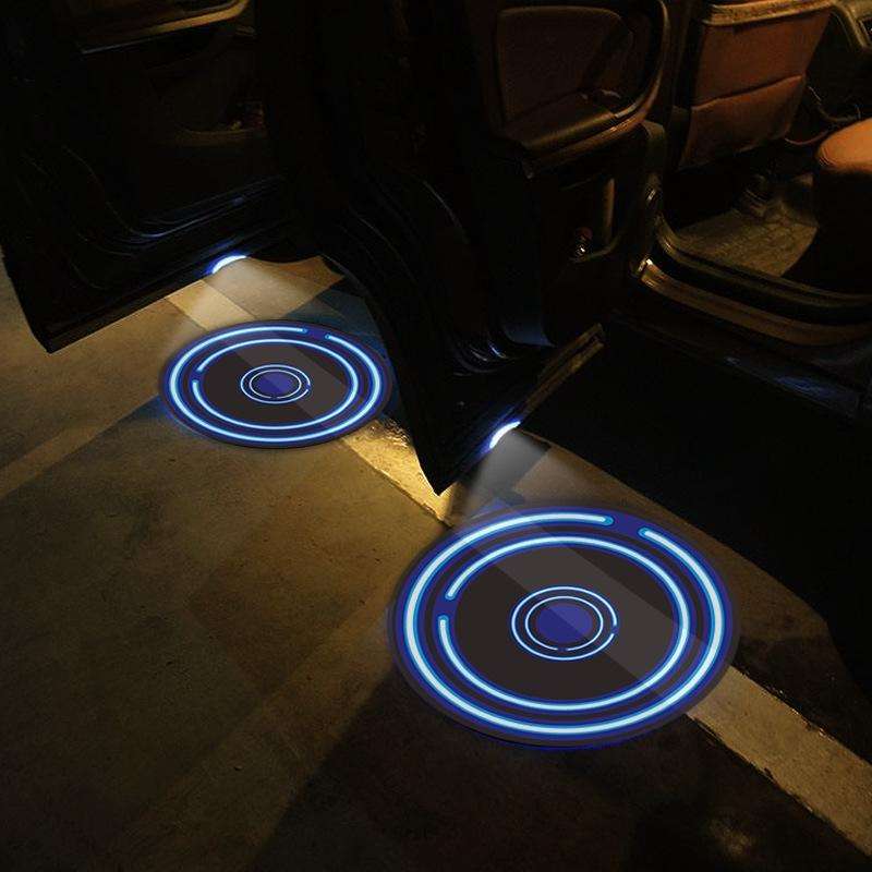 LED Infrared Induction Car Door Welcome Light Night Projection Ambient Light, Specification: Ener...