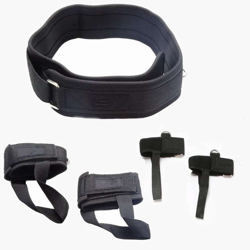 Bounce Trainer Fitness Resistance Band Boxing Suit Latex Tube Tension Rope Leg Waist Trainer, Wei...
