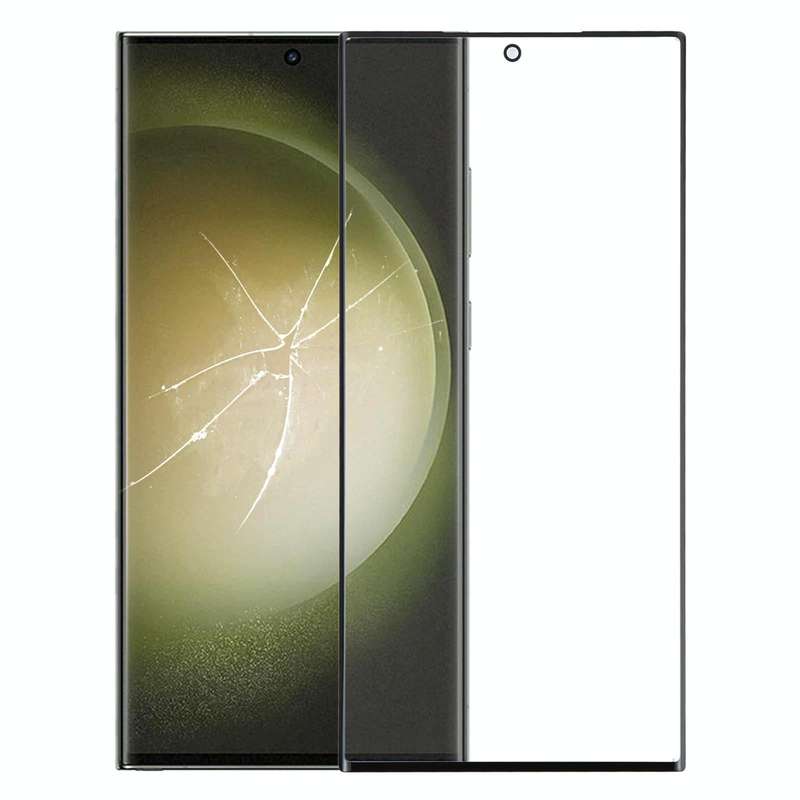 For Samsung Galaxy S23 Ultra SM-S918B Front Screen Outer Glass Lens with OCA Optically Clear Adhe...