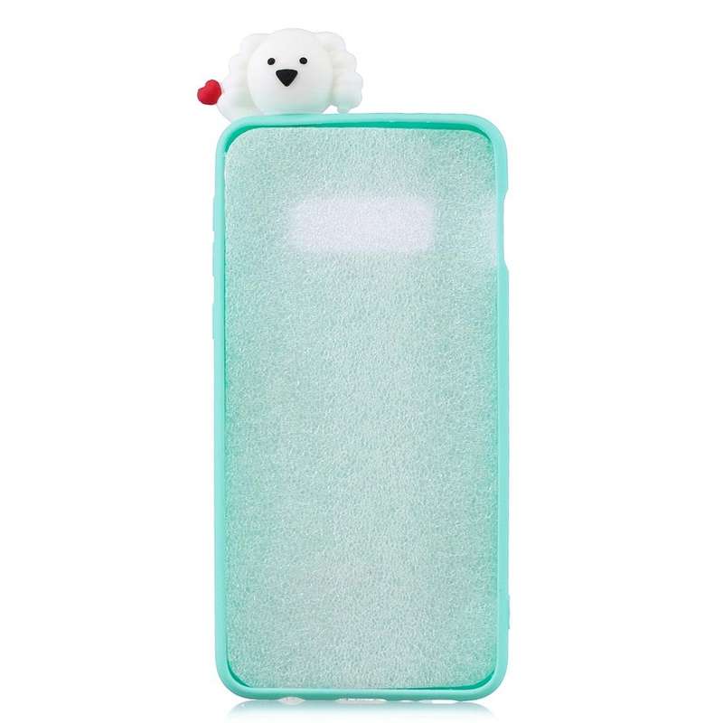 For Galaxy S10e Shockproof Cartoon TPU Protective Case(Clouds)
