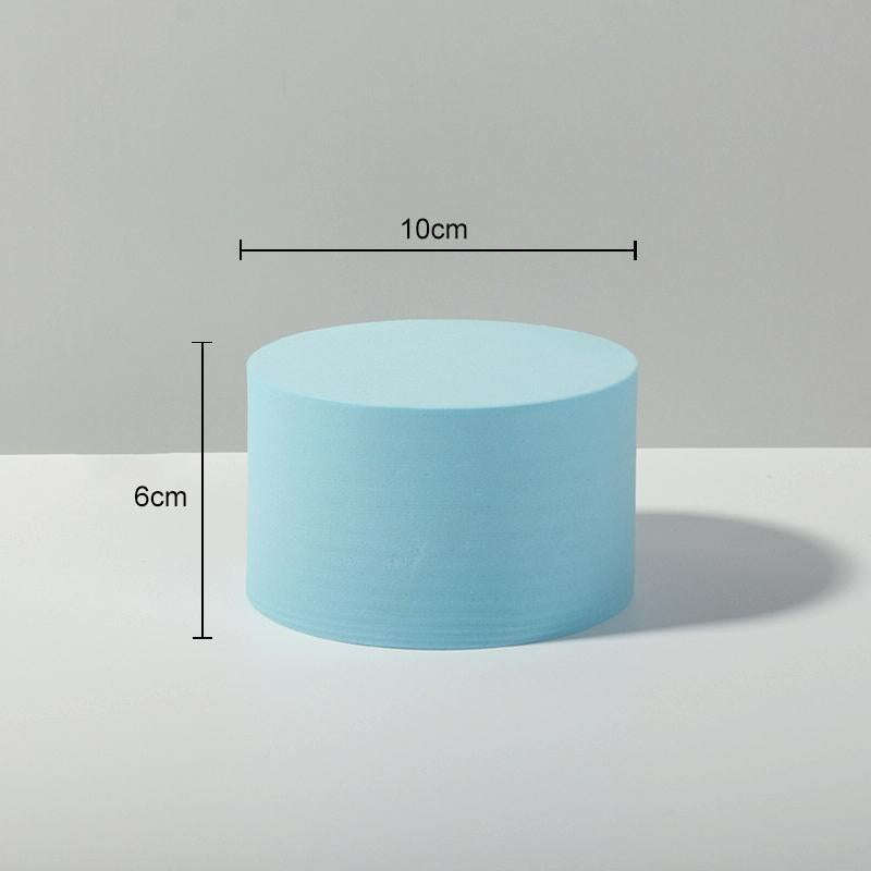 10 x 6cm Cylinder Geometric Cube Solid Color Photography Photo Background Table Shooting Foam Pro...