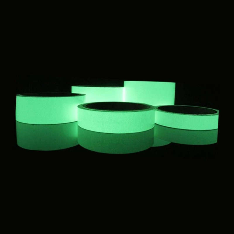 Reflective Glow Tape Self-adhesive Sticker Removable Luminous Tape Fluorescent Glowing Dark Strik...