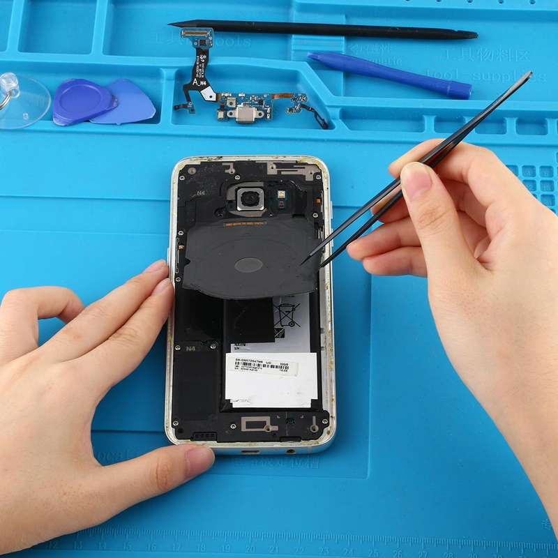 QIANLI iNeeZy Mobile Phone Repair Tool Stainless Steel Manual Tweezer